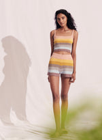 Load image into Gallery viewer, Rainbow Kiara Stripe Short
