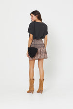 Load image into Gallery viewer, Montague Bennett Shirred Mini Skirt
