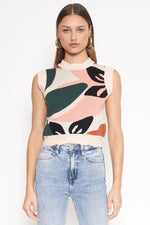 Load image into Gallery viewer, Multi Floral Sleeveless Top
