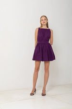 Load image into Gallery viewer, Plum Pinafore Dress

