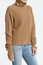 Load image into Gallery viewer, Walnut Brandy Turtleneck Pullover
