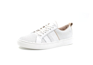 Ithaca perforated Sneaker with Side Stripes