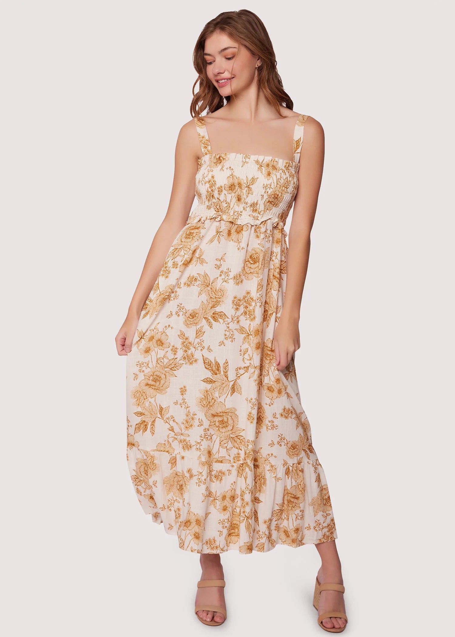 Toasted Rose Maxi Dress