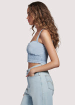 Load image into Gallery viewer, Blue Lagoon Crop Top
