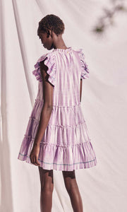 Amalia Ikat Stripe Mini Dress