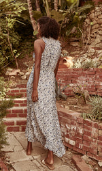 Load image into Gallery viewer, Chriselle Woodblock Floral Maxi
