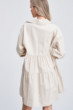 Load image into Gallery viewer, Cotton Poplin Mini Dress
