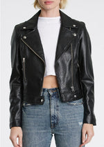 Load image into Gallery viewer, Odette Leather Jacket
