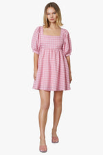 Load image into Gallery viewer, Pink Check Billie Dress
