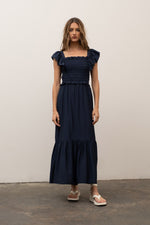 Load image into Gallery viewer, Flutter Sleeve Tiered Dress
