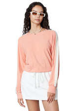 Load image into Gallery viewer, Sorbet Contrast Stripe Pullover

