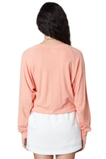 Load image into Gallery viewer, Sorbet Contrast Stripe Pullover
