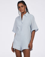 Load image into Gallery viewer, Dusk Blue Harlow Playsuit
