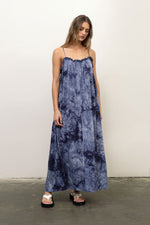 Load image into Gallery viewer, Navy Tie Dye Maxi Dress
